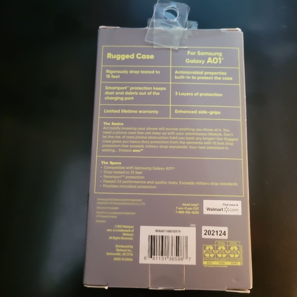 Samsung Galaxy A01 Rugged Phone Case Unopened Damaged Packaging Unopen With Tags - Picture 6 of 11
